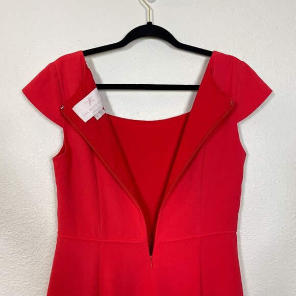 Girl Meets Glam Dress Size 8 Regina Red Whimsi Midi Fit Flare Flowy - Picture 4 of 11